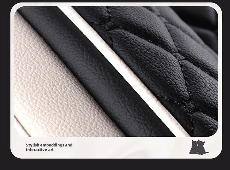 Car seat cushion four seasons universal fully surrounded cute seat cover goddess seat cushion all-inclusive car seat cover winter car interior_autovado.com