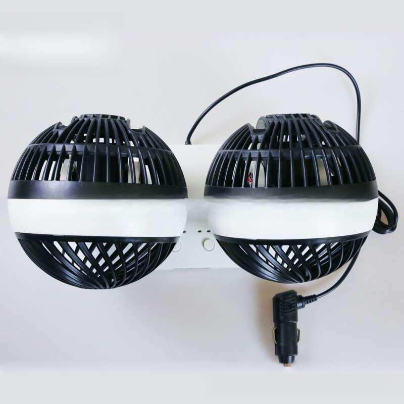 Taigu Special Offer 5.5-inch LED Brushless Electric Fan Silent Spherical Double Head Car Turbofan_autovado.com