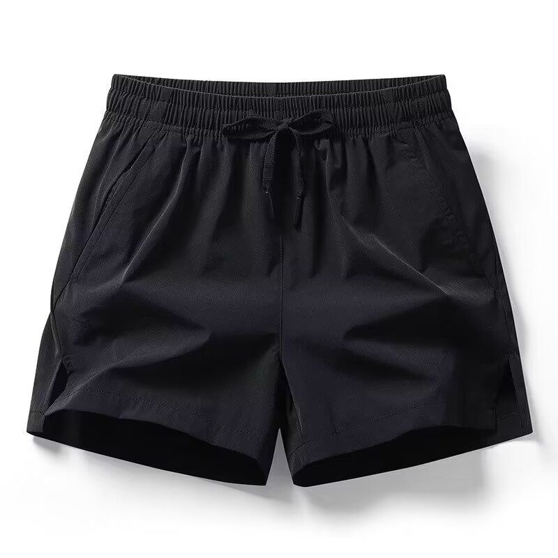 Men's Clothing Summer pants new style ice silk thin fashion casual loose drawstring three-quarter pants men's beach swimming large size shorts_autovado.com