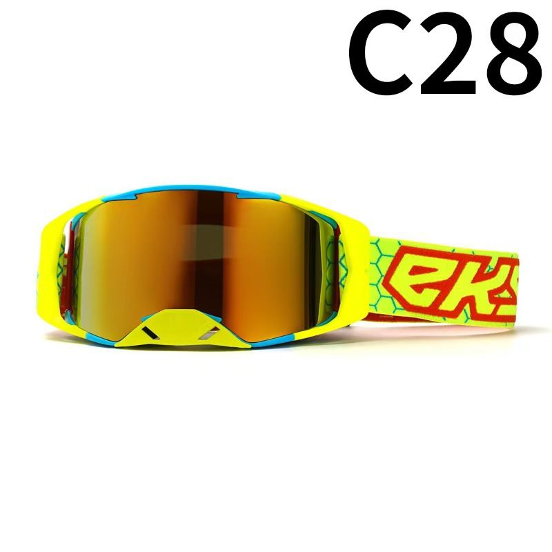 Motorcycle Goggles For Off-Road Riding – Windproof & Anti-Dust Sports Sunglasses With Interchangeable Lenses_autovado.com