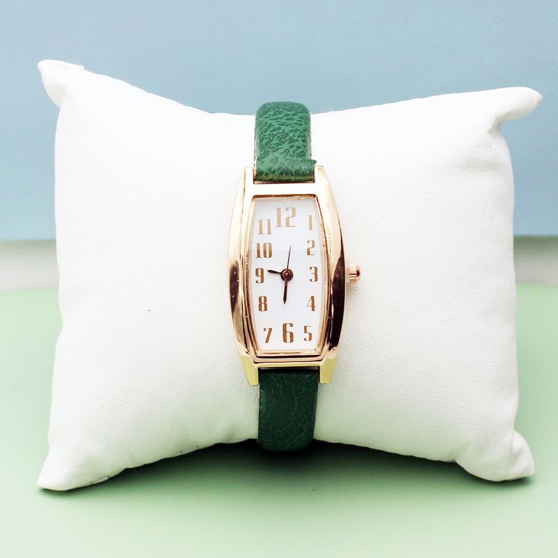 Women's square watch belt quartz watch_autovado.com