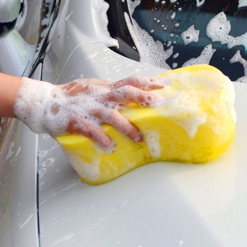 Car Large Size, Sponge, Water Absorbing, Thickened Honeycomb Sponge Block, Washing Tool, Car Cleaning Tool_autovado.com