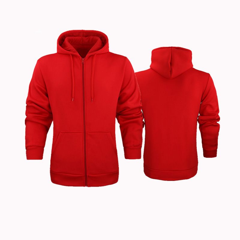 Men's Clothing warm sweatshirt hooded zipper sweatshirt men's slim sports casual sweatshirt_autovado.com
