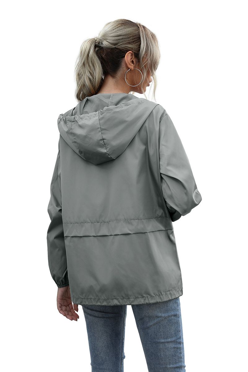 Women's Zipper Hoodie Lightweight Outdoor Hiking Raincoat Jacket Jacket Ready in Stock_autovado.com