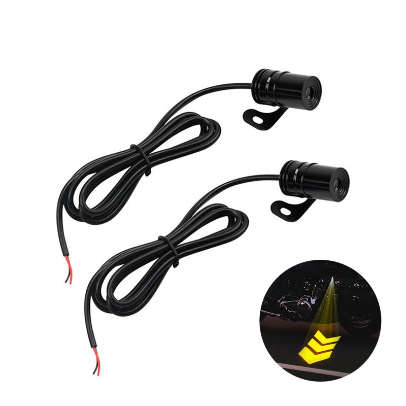 Motorcycle Projection Turn Signal LED Ambient Cornering Ground Gesture High Brightness Warning Light_autovado.com