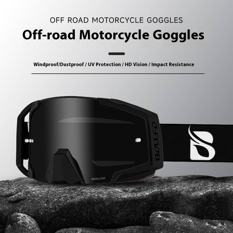 Unisex Multi-Sport Goggles With Interchangeable Lenses – Windproof, Anti-Fog, UV Protection For Cycling, Skiing & Off-Road Adventures_autovado.com