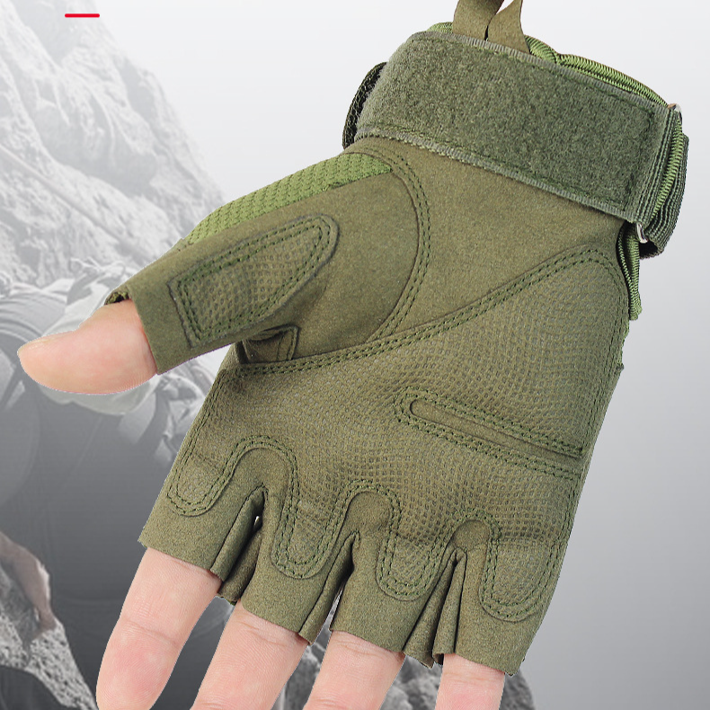 Outdoor riding motorcycle gloves training mountain fitness sports anti-slip protective tactical gloves_autovado.com