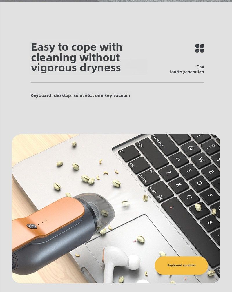 Car vacuum cleaner wireless charging handheld mini car home pet multi-functional portable large suction vacuum cleaner_autovado.com