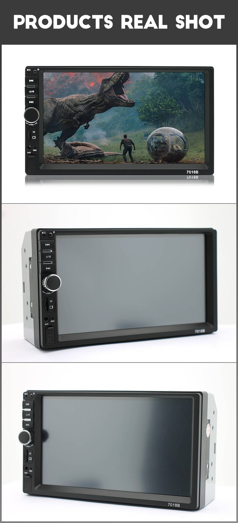 7 Inch Player Bluetooth Touch Screen Stereo Radio Car MP4 & MP5 Players_autovado.com