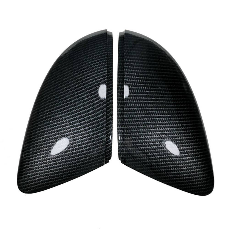 Side Wing Mirror Caps Cover for Skoda Octavia Mk3 A7 2014 2019 VW T-ROC T-cross Nivus (Carbon Look) 2020 2021 2022 Replace _autovado.com