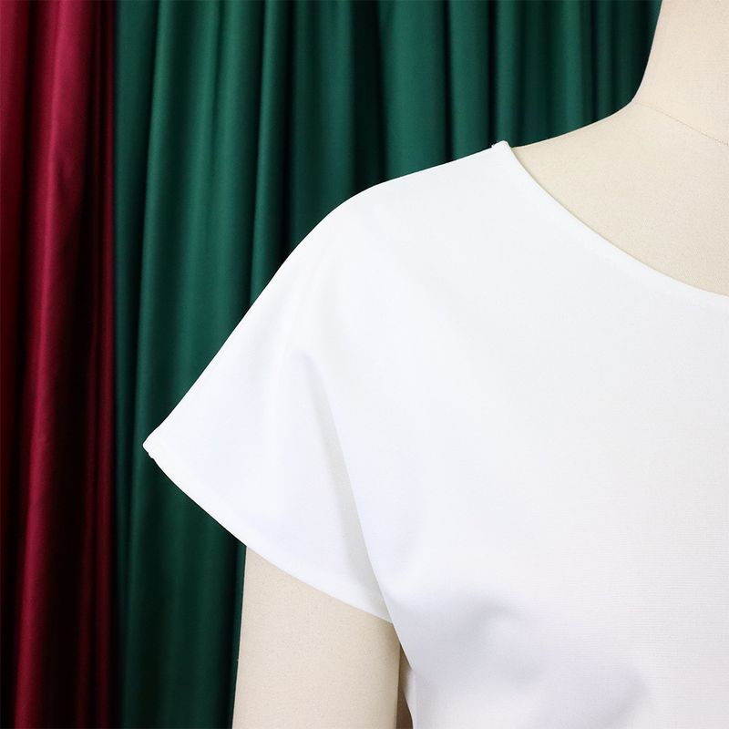 Women's Clothing plus size women's clothing 2023 new fashion temperament casual tops big swing skirt suit_autovado.com