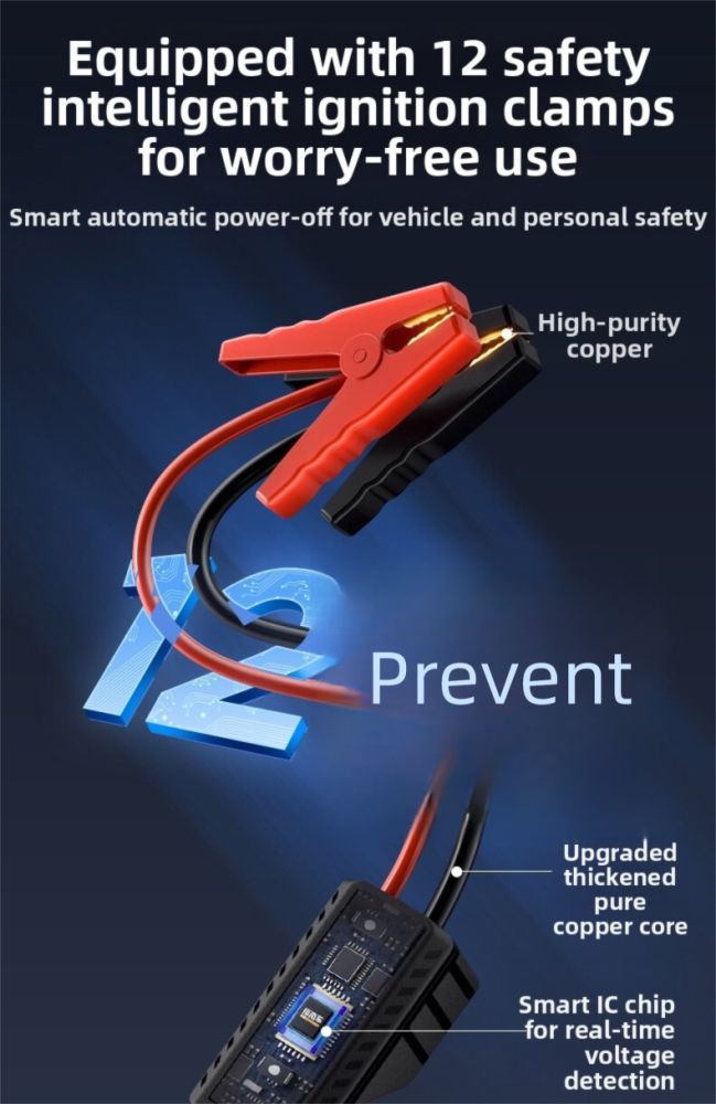 ZHINANCHE.| Inflator & Emergency Power Starter For Car Batteries_autovado.com