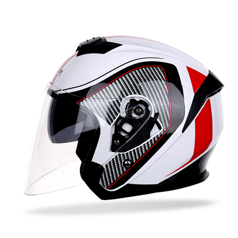 Double lens helmet Motorcycle helmet Electric bike helmet commuter motorcycle helmet_autovado.com