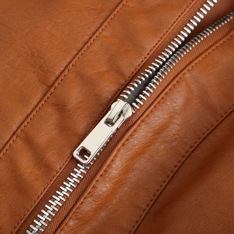 New Suede women's long-sleeved warm lapel jacket European and n commuter casual jacket_autovado.com