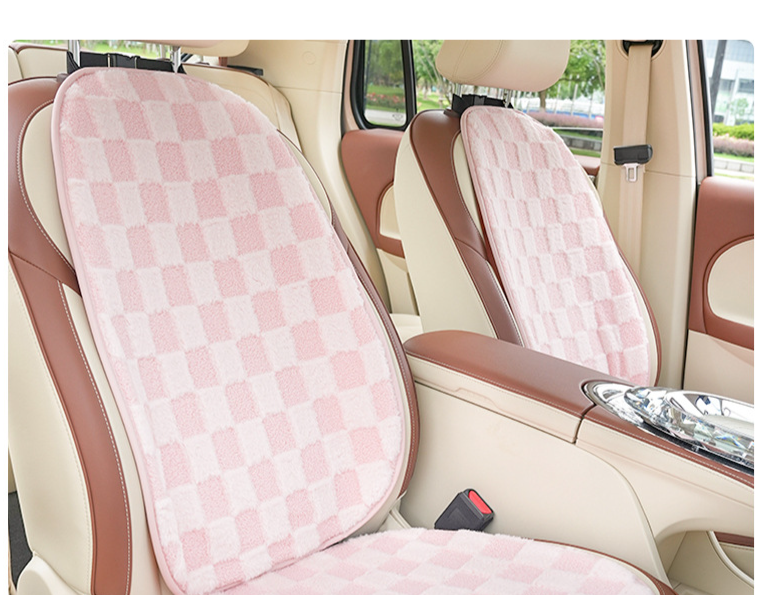 New car seat cushion simple beauty personality car warm non-slip seat cover winter plush decoration car seat cushion_autovado.com