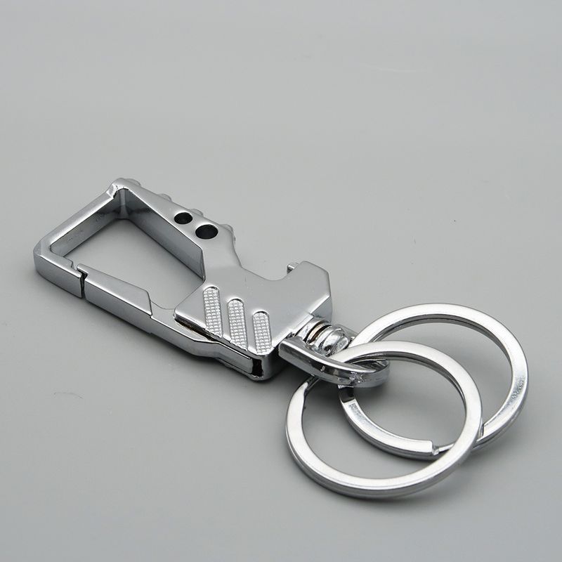 Multifunctional Creative Bottle Opener Knife Keychain Men's Business Waist Hanging Zinc Alloy Laser Engraved Key Ring_autovado.com
