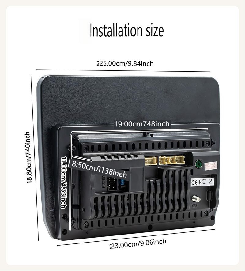 10.1" Universal Android Car Stereo With HD Backup Camera - 4G Octa-Core Touchscreen GPS Navigation System, Wireless CarPlay/Android Auto, Bluetooth 5_autovado.com