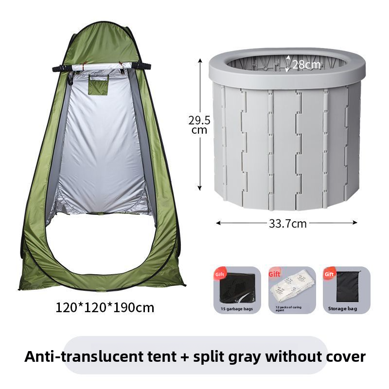 Folding Travel, Portable Adults, Emergency Car Use, Self Driving, Curing Agent For Odor Prevention, Outdoor Toilet_autovado.com