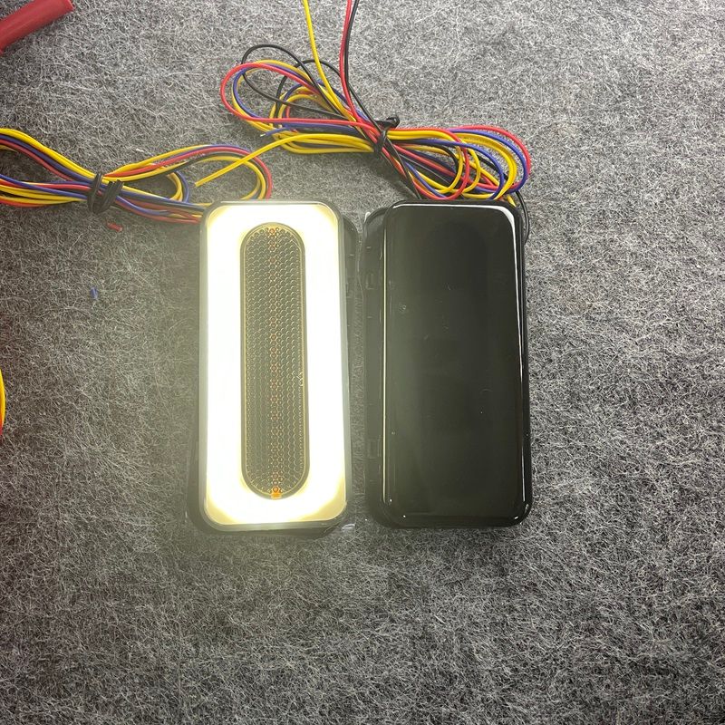 Universal Tail Brake Turn Signal Flowing For Cars, Motorcycles, Electric Vehicles 12V 24V 36V, Truck Warning Side Light_autovado.com