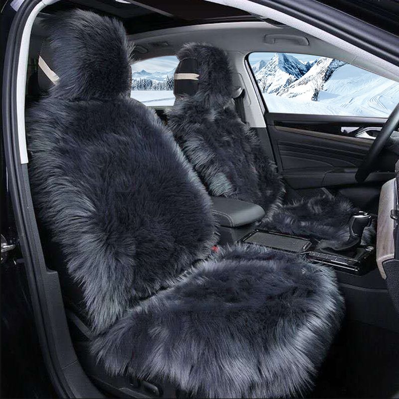 Plush Seat Cushion With Backrest Universal Seat Cushion Seat Cover_autovado.com