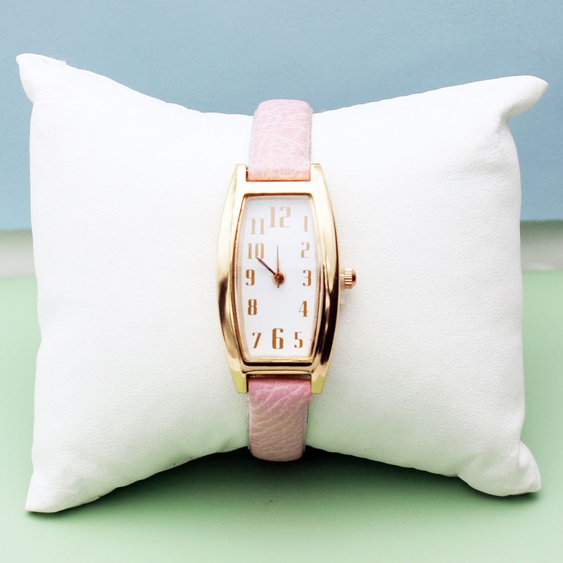 Women's square watch belt quartz watch_autovado.com