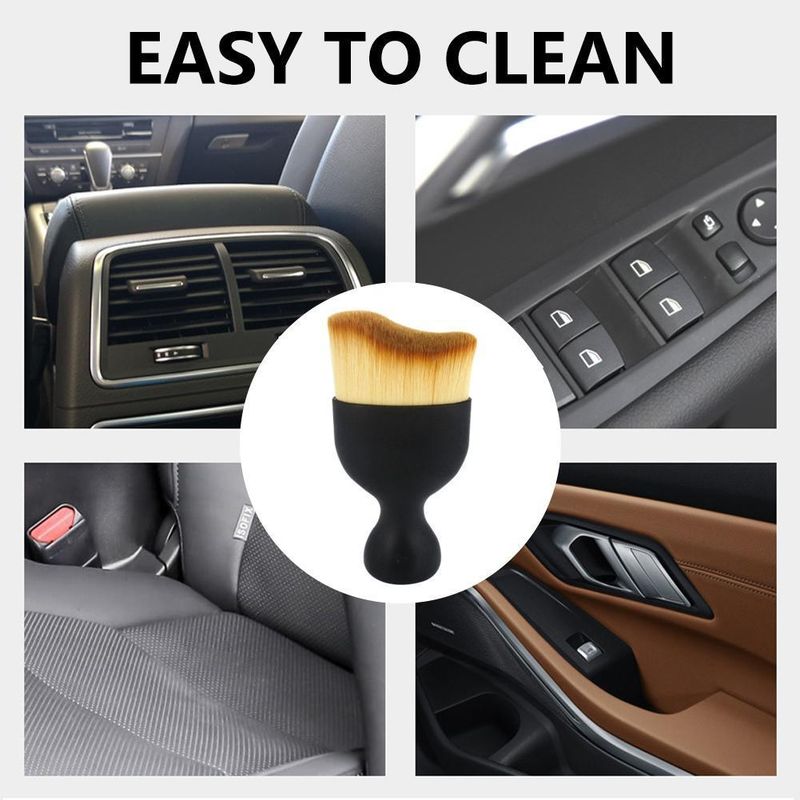 Car Interior Soft Bristle Brush, Instrument Panel Air Outlet Gap Dust Removal, Home Office Detail Cleaning Tool_autovado.com
