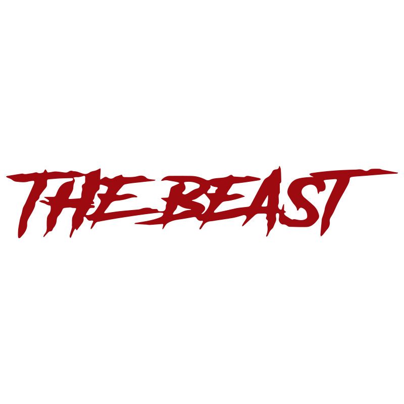 THE BEAST Beast Personalized Creative Trendy English Car Sticker Decoration_autovado.com