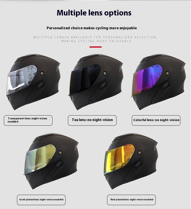 DOT & 3C Certified Modular Motorcycle Helmet With Dual Visor & Bluetooth – Flip-Up Full Face Helmet For Men & Women_autovado.com
