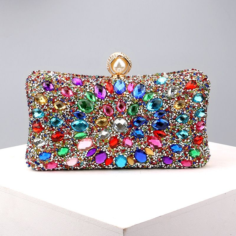 Popular diamond-encrusted bag dinner bag women's fashion banquet versatile dress evening bag_autovado.com