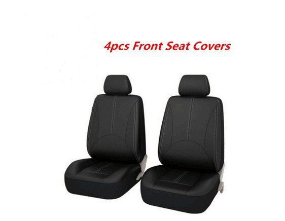 Car seat cover artificial leather four seasons universal cushion 5 seats car universal quality_autovado.com