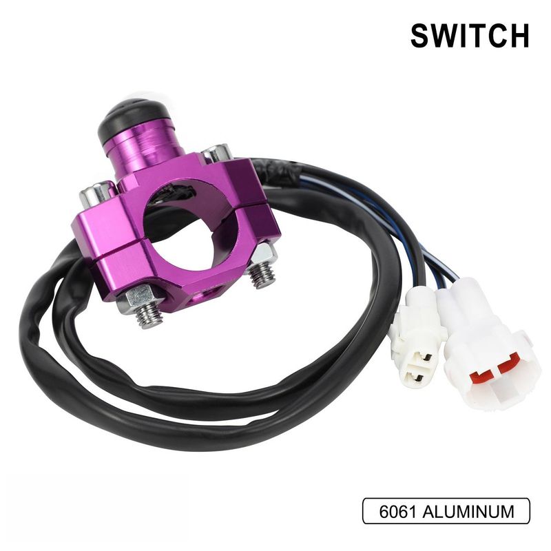 Universal Motorcycle Starter Switch - High-Quality Aluminum Alloy Upgrade For Enhanced Durability & Performance_autovado.com