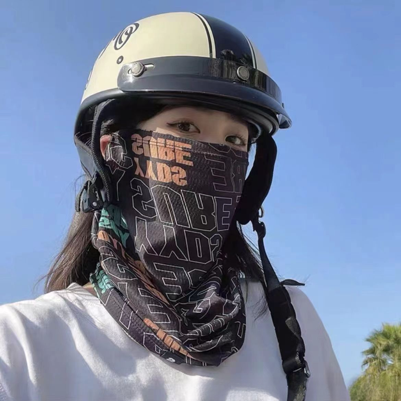 Breathable Sun Protection Mask For Men And Women, Neck Gaiter, Outdoor Cycling Headscarf, Ice Silk Fishing Summer Face_autovado.com