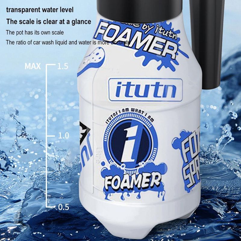 Electric Foam Wireless Charging Special High-pressure Pa Pot Fan Shaped Watering Can Gardening Tool For Car Washing_autovado.com