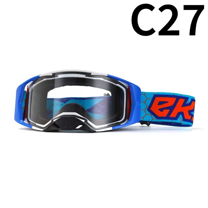 Motorcycle Goggles For Off-Road Riding – Windproof & Anti-Dust Sports Sunglasses With Interchangeable Lenses_autovado.com