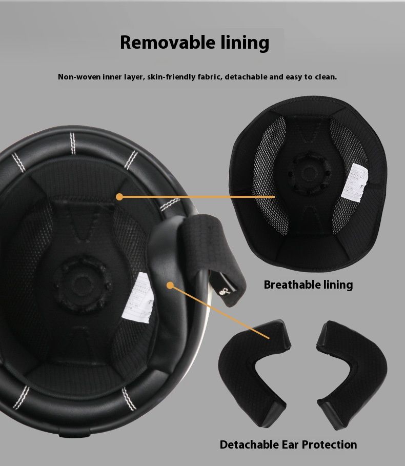 Retro Motorcycle Helmet 3/4 Open Face With Bluetooth & Interchangeable Goggles - ABS Lightweight Safety Helmet For Men & Women_autovado.com