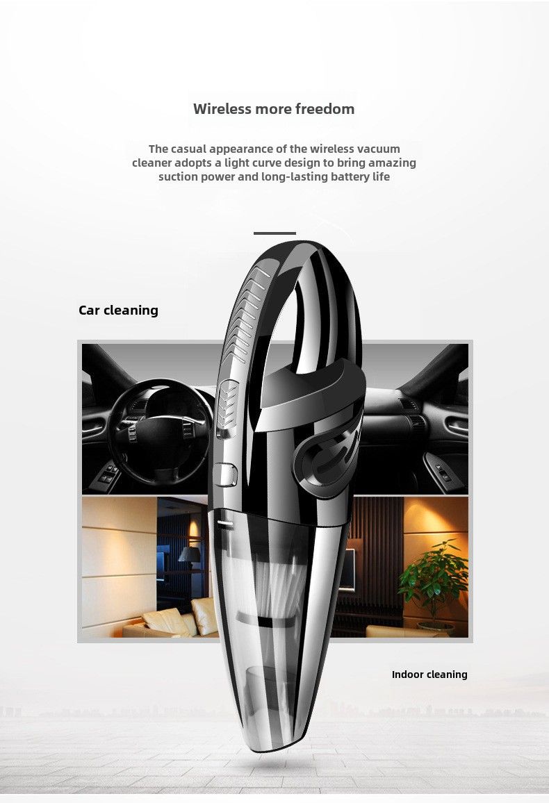 Car vacuum cleaner portable handheld wireless vacuum cleaner high-power wet and dry vacuum cleaner dust remover household_autovado.com