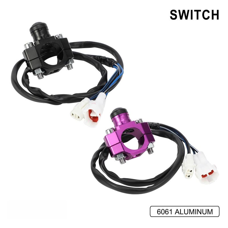 Universal Motorcycle Starter Switch - High-Quality Aluminum Alloy Upgrade For Enhanced Durability & Performance_autovado.com
