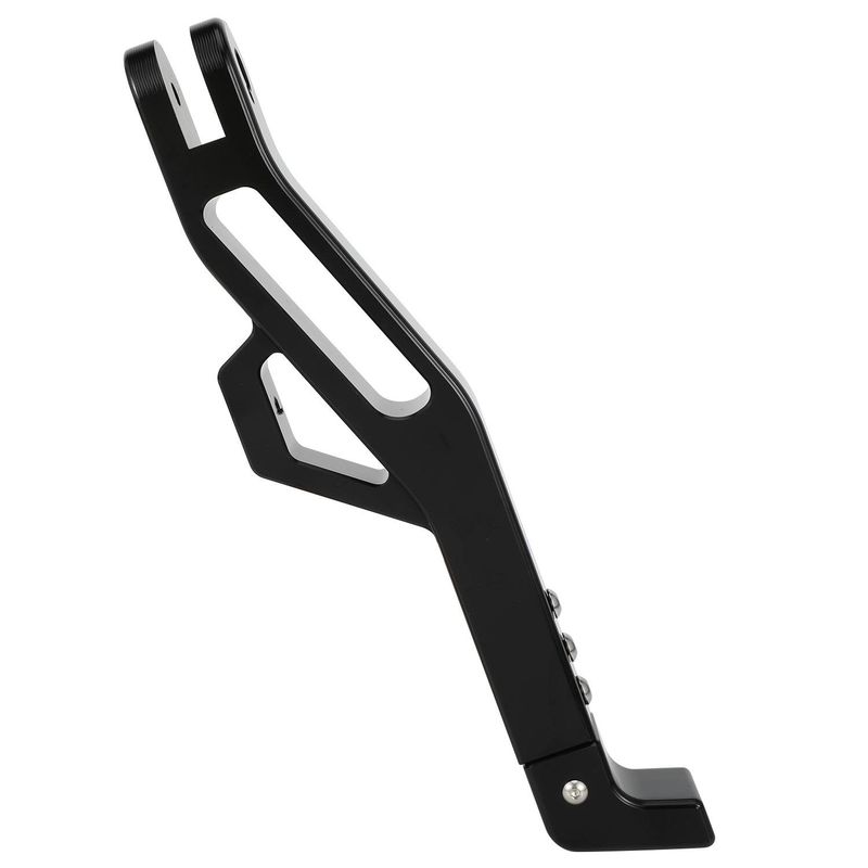 Universal Motorcycle Side Stand Adjustable Kickstand For Custom Bike Modifications - Black/Gold/Purple (32x8x3cm)_autovado.com