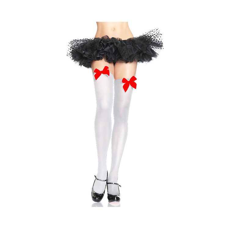 Unisex Halloween stockings Christmas stockings bow stockings Halloween party high socks nurse socks_autovado.com