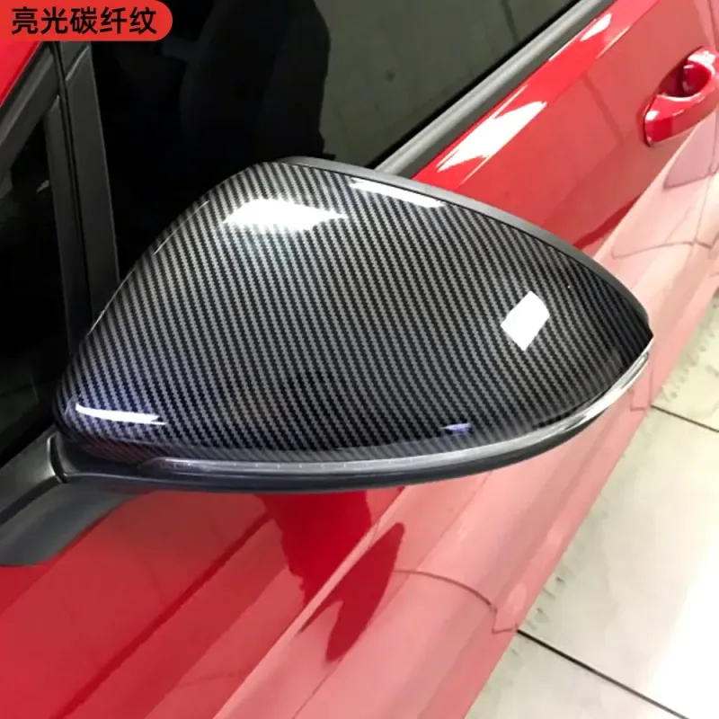 Carbon Side Mirror Cover Cap for VW Golf MK7.5 MK7 GTI 7 7.5 Rline R VII MKVII sportswagen sports van E-golf 2013-2019 replace_autovado.com
