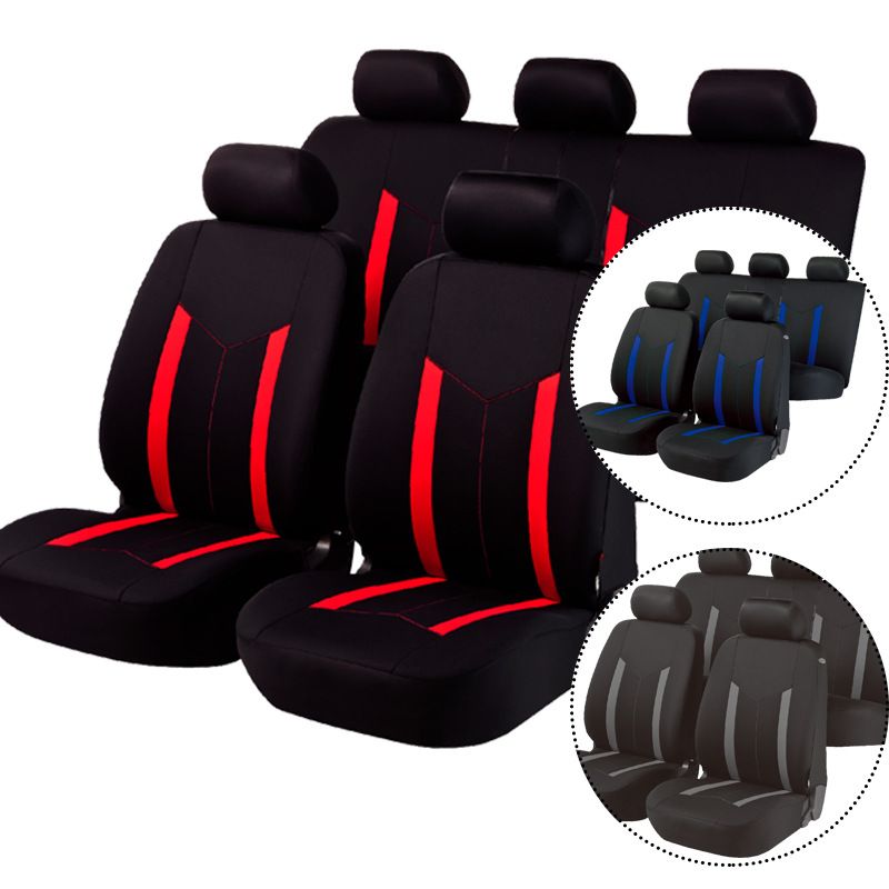 New mesh cloth blue red gray line stitching men and women general purpose SUV truck_autovado.com