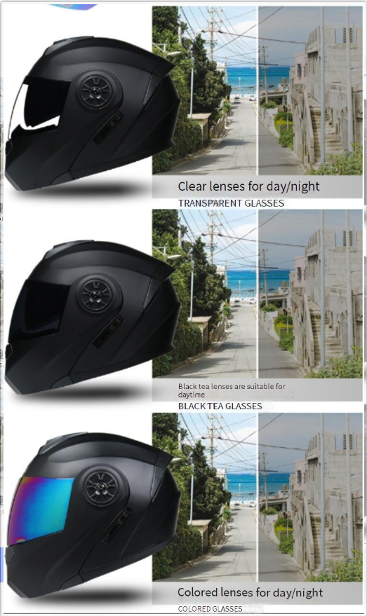 Motorcycle Accessories & Parts electric battery helmet gray men's and women's full helmet four seasons flip face helmet summer hat_autovado.com