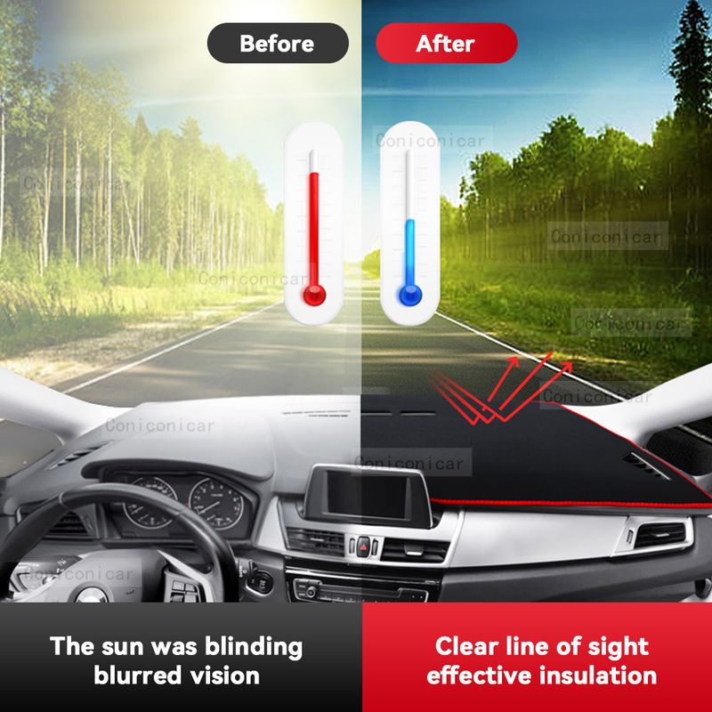 For CHERY TIGGO 8 Pro Max 2024 Car Dashboard Cover Mat Non-slip Sun Shade Cushion Protective DashMat Pad Interior_autovado.com