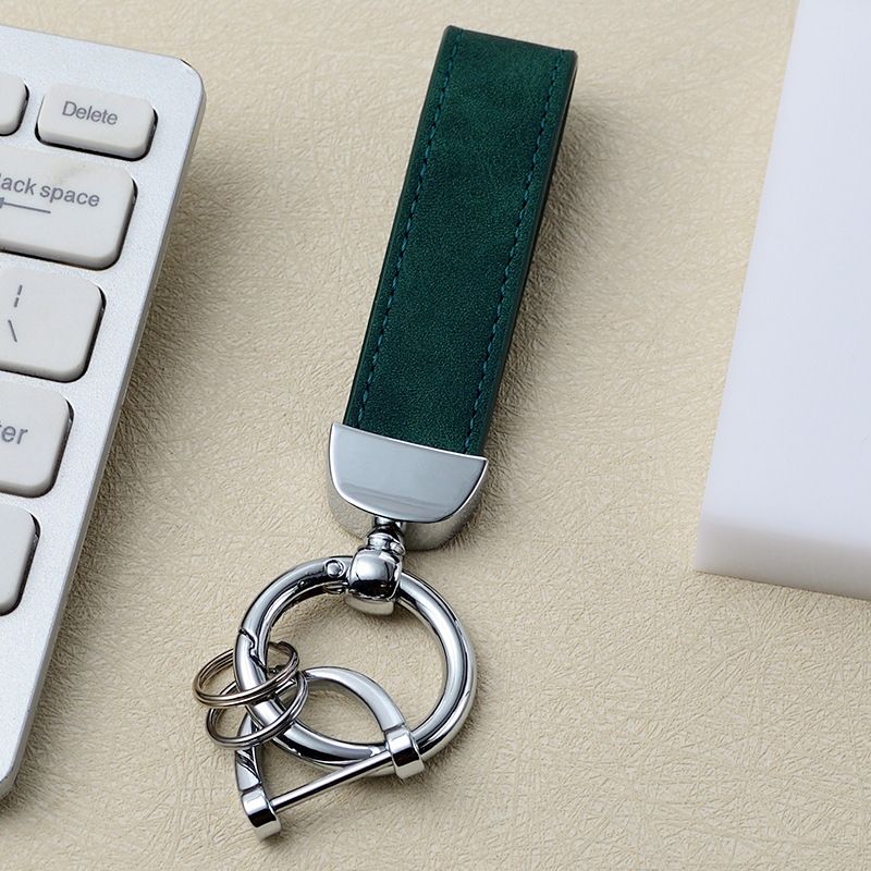 Vintage Leather Leather Car Keychain_autovado.com