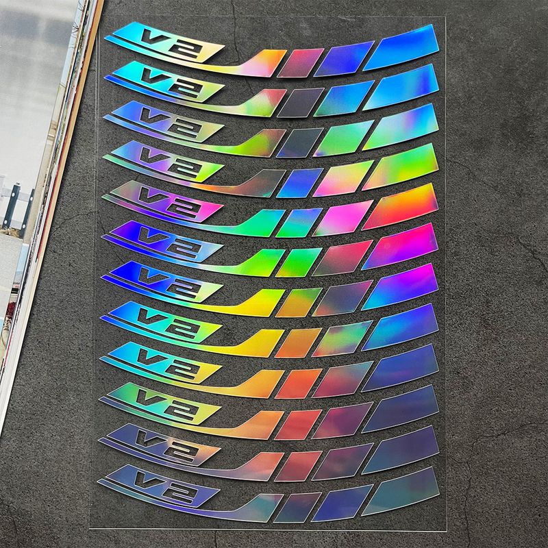Suitable For Honda Click Series V2/V3 Waterproof Reflective Wheel Stickers, Modified Motorcycle Personalized Decoration_autovado.com