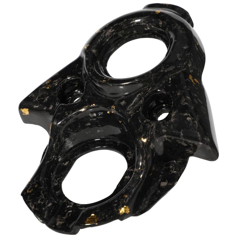 Carbon Fiber Center Console Cover For Electric Dirt Bike - Lightweight & Durable Motorcycle Accessory (15x15x6cm) - Black Gold & Black Purple Options_autovado.com