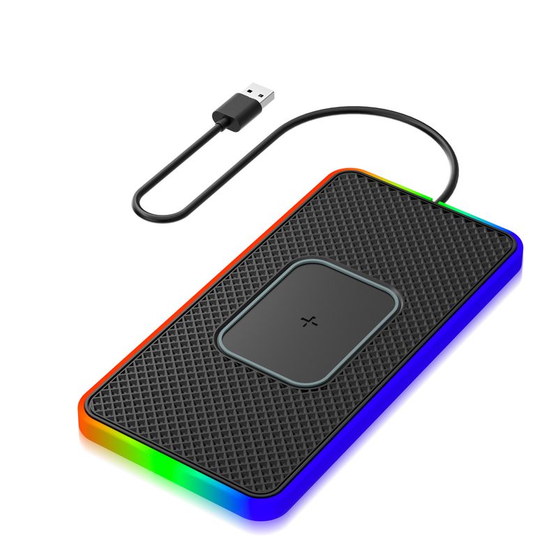 Atmosphere Light Emitting Car Phone Wireless Charger Suitable For_autovado.com