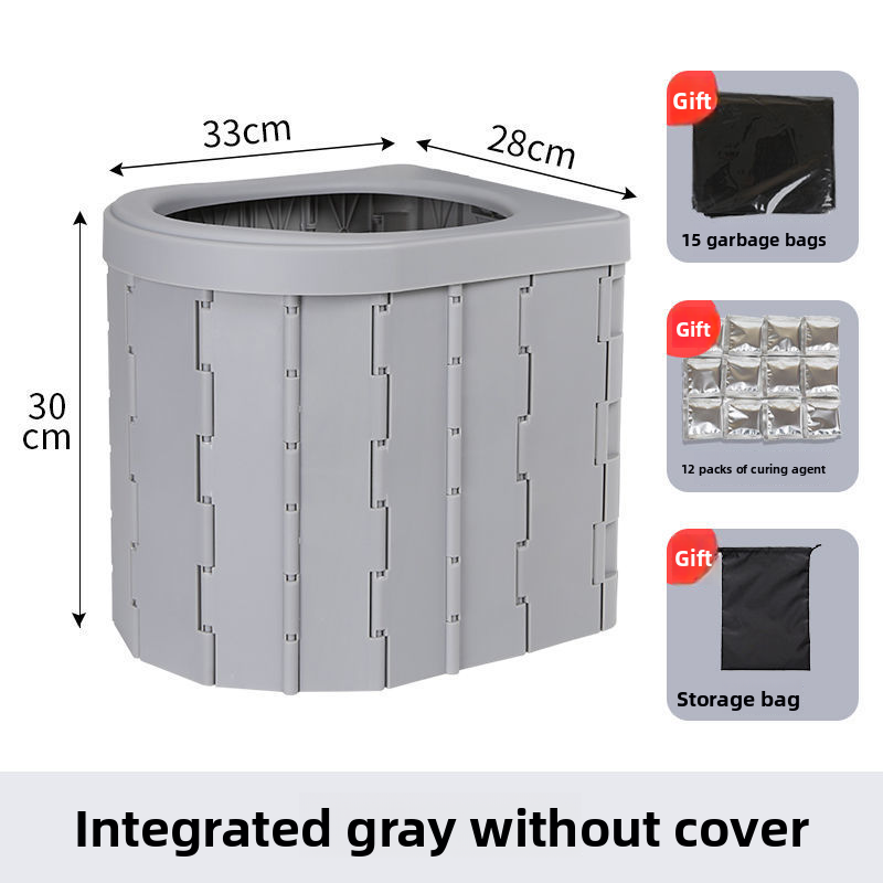 Folding Travel, Portable Adults, Emergency Car Use, Self Driving, Curing Agent For Odor Prevention, Outdoor Toilet_autovado.com