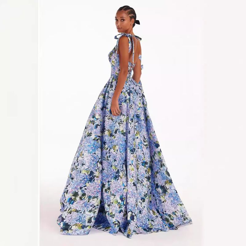 Women's Clothing off shoulder three dimensional tailoring fairy long temperament evening dress dress_autovado.com