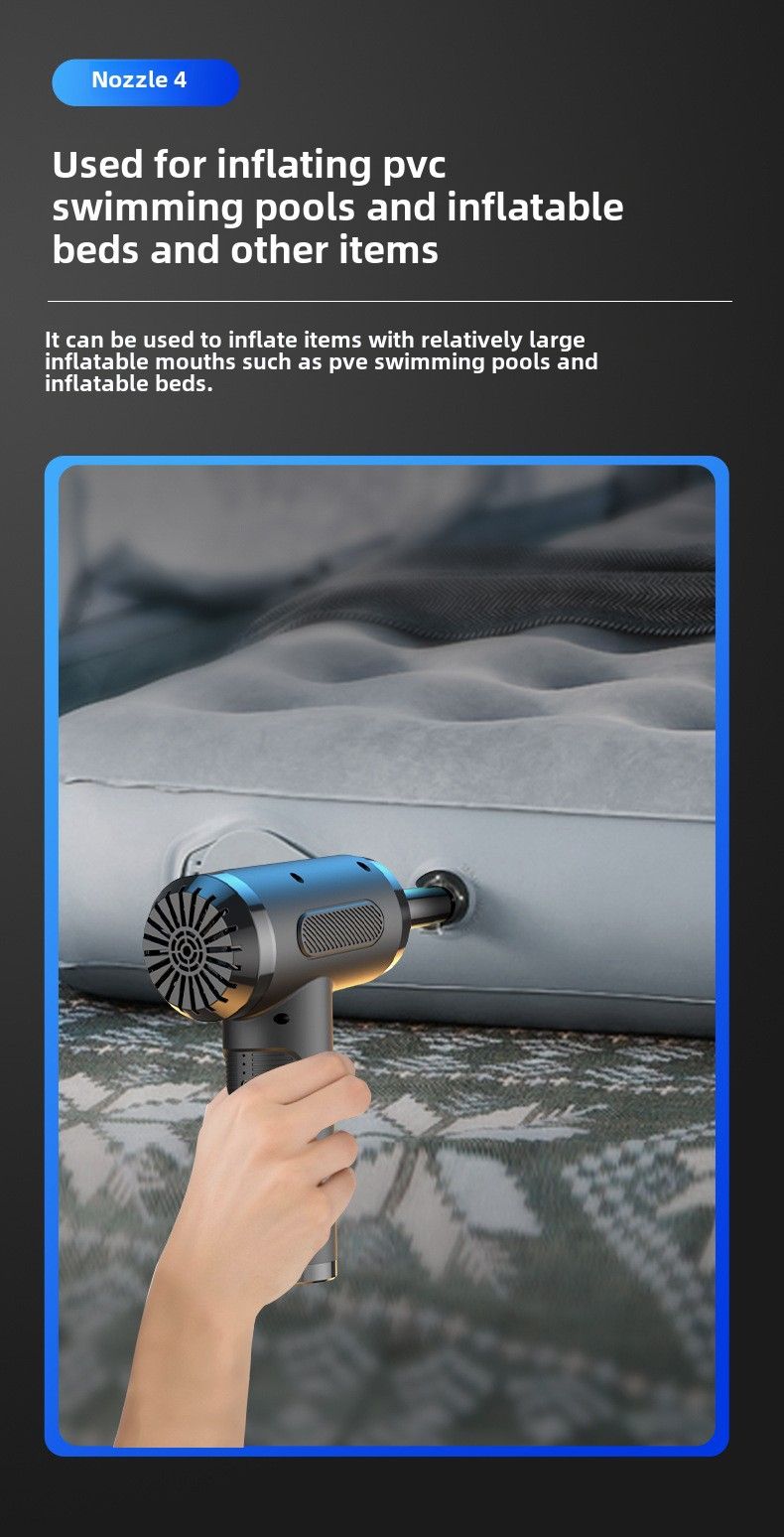 New car dust blower blowing and suction integrated handheld high power 50000RPM household car wireless vacuum cleaner_autovado.com